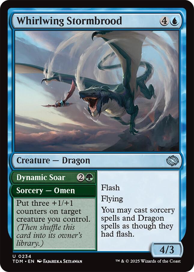 Whirlwing Stormbrood [Tarkir: Dragonstorm] | The Time Vault CA