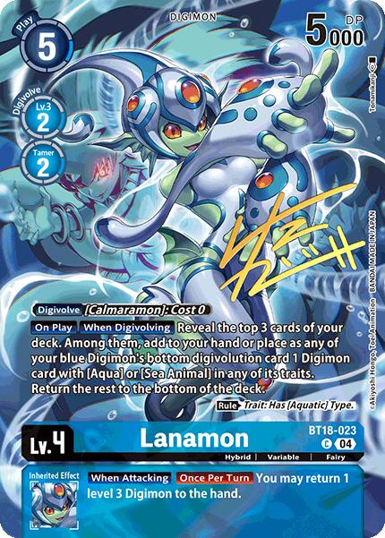 Lanamon [BT18-023] (Signed) [World Convergence] | The Time Vault CA