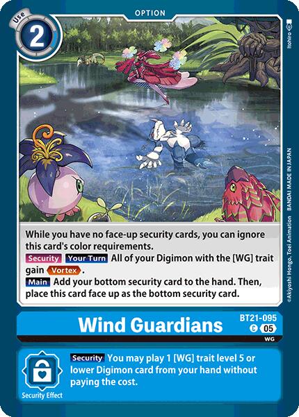 Wind Guardians [BT21-095] [World Convergence] | The Time Vault CA