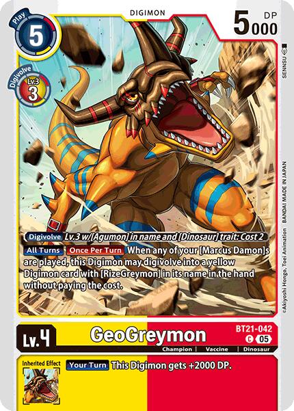 GeoGreymon [BT21-042] [World Convergence] | The Time Vault CA