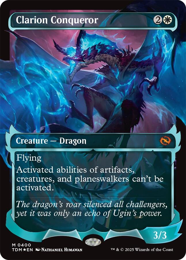 Clarion Conqueror (Showcase) [Tarkir: Dragonstorm] | The Time Vault CA