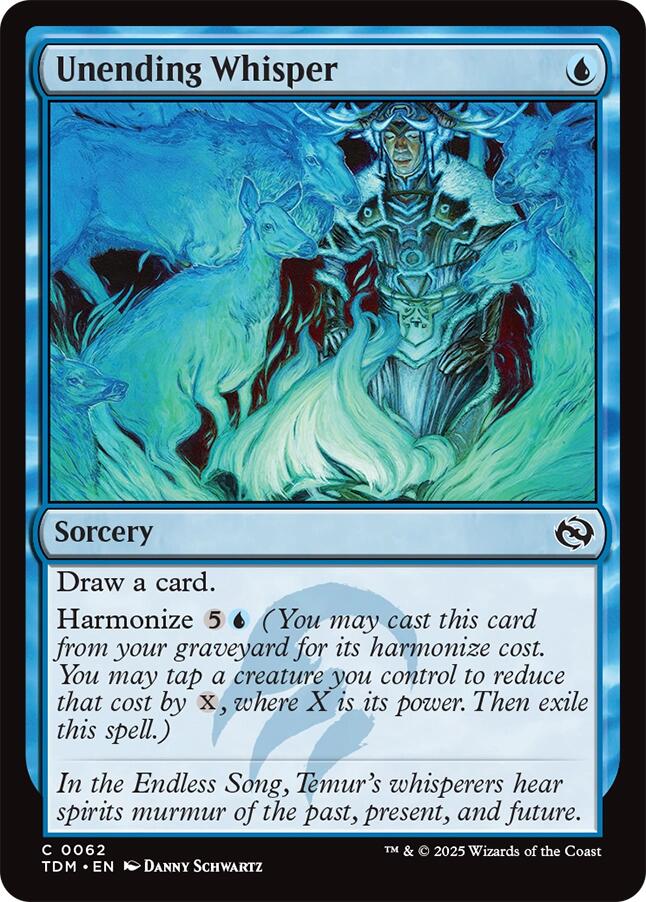 Unending Whisper [Tarkir: Dragonstorm] | The Time Vault CA