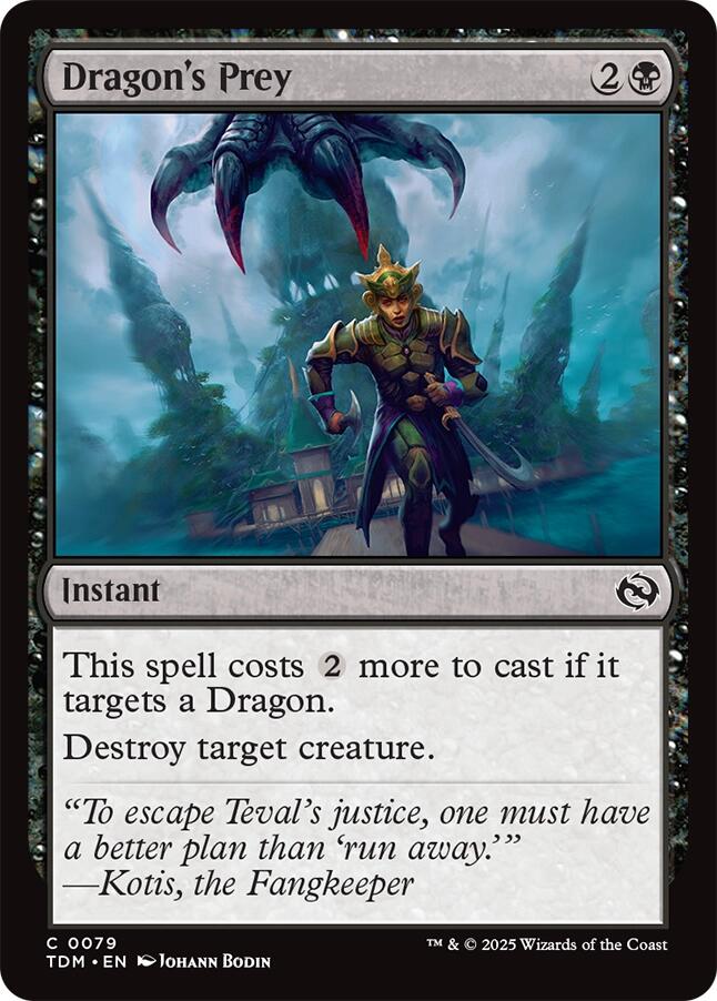 Dragon's Prey [Tarkir: Dragonstorm] | The Time Vault CA