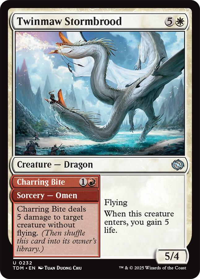 Twinmaw Stormbrood [Tarkir: Dragonstorm] | The Time Vault CA