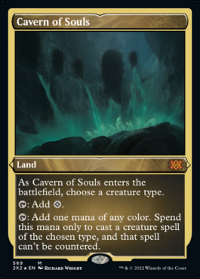 Cavern of Souls (Foil Etched) [Double Masters 2022] | The Time Vault CA