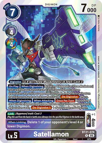Satellamon [BT21-074] [World Convergence] | The Time Vault CA