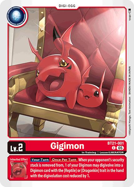 Gigimon [BT21-001] [World Convergence] | The Time Vault CA