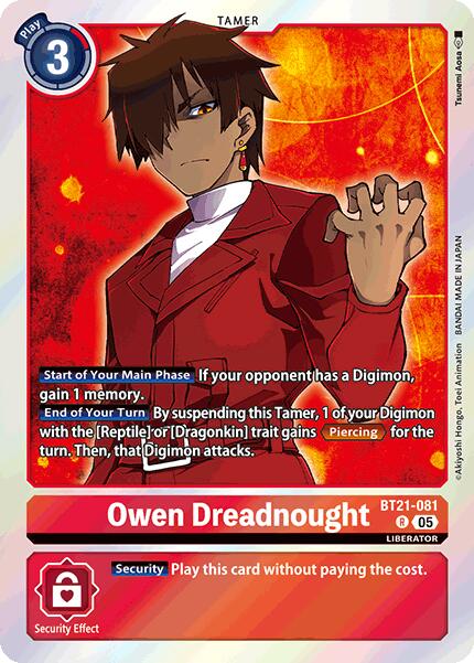 Owen Dreadnought [BT21-081] [World Convergence] | The Time Vault CA