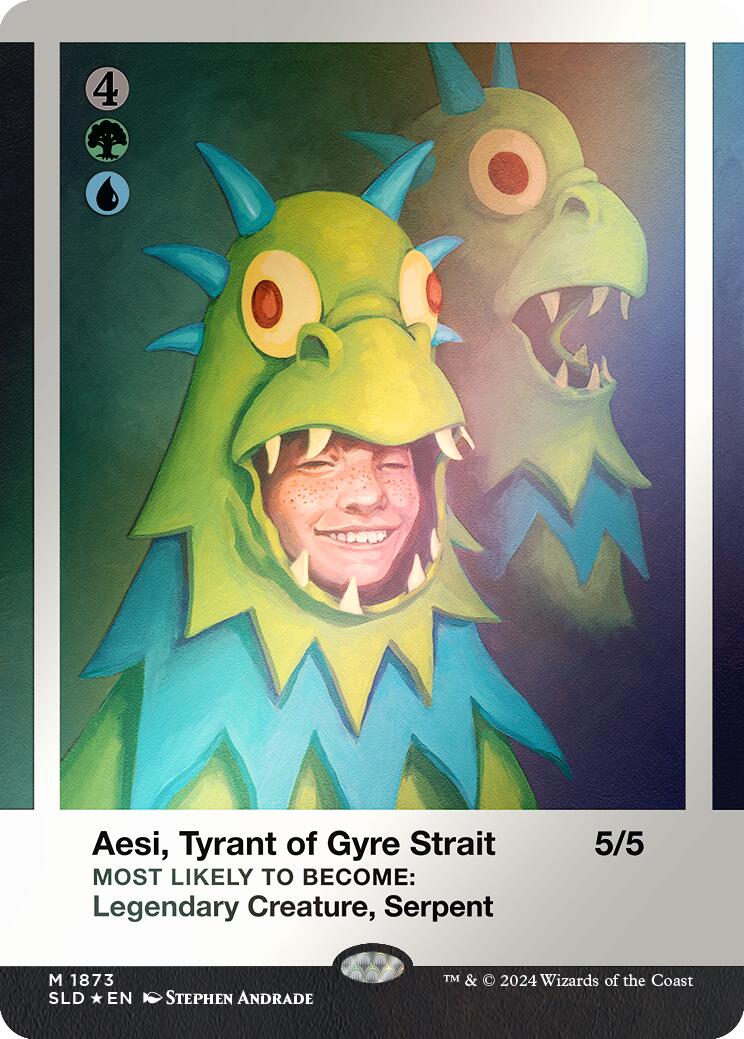 Aesi, Tyrant of Gyre Strait (Rainbow Foil) [Secret Lair Drop Series] | The Time Vault CA