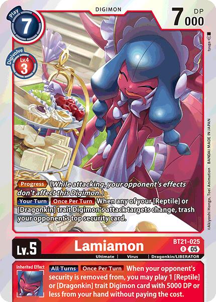 Lamiamon [BT21-025] [World Convergence] | The Time Vault CA