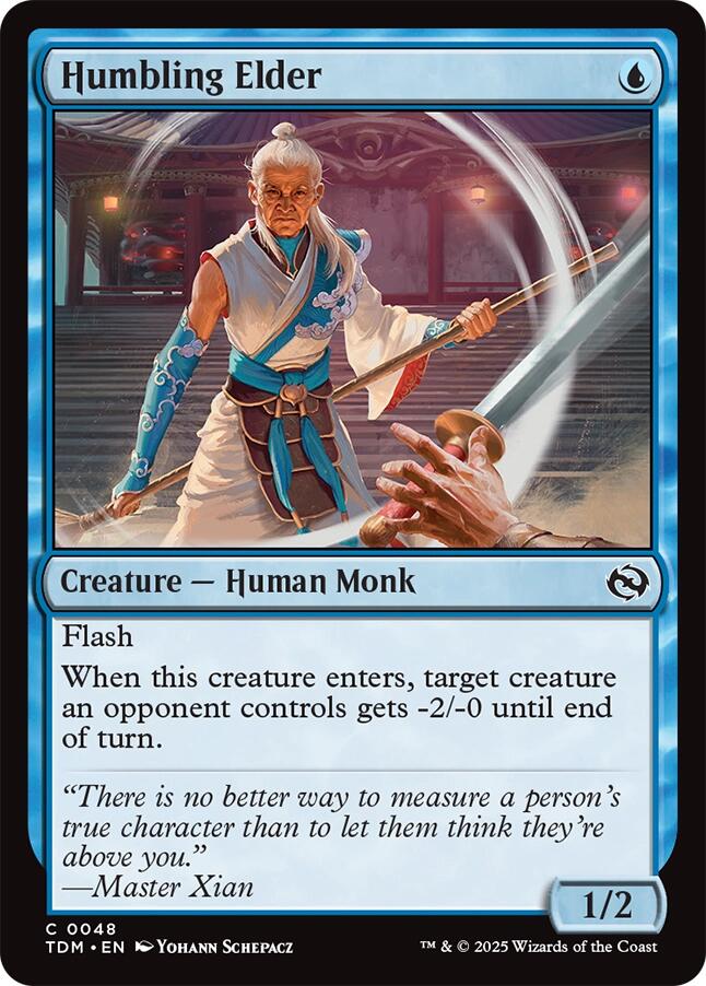 Humbling Elder [Tarkir: Dragonstorm] | The Time Vault CA