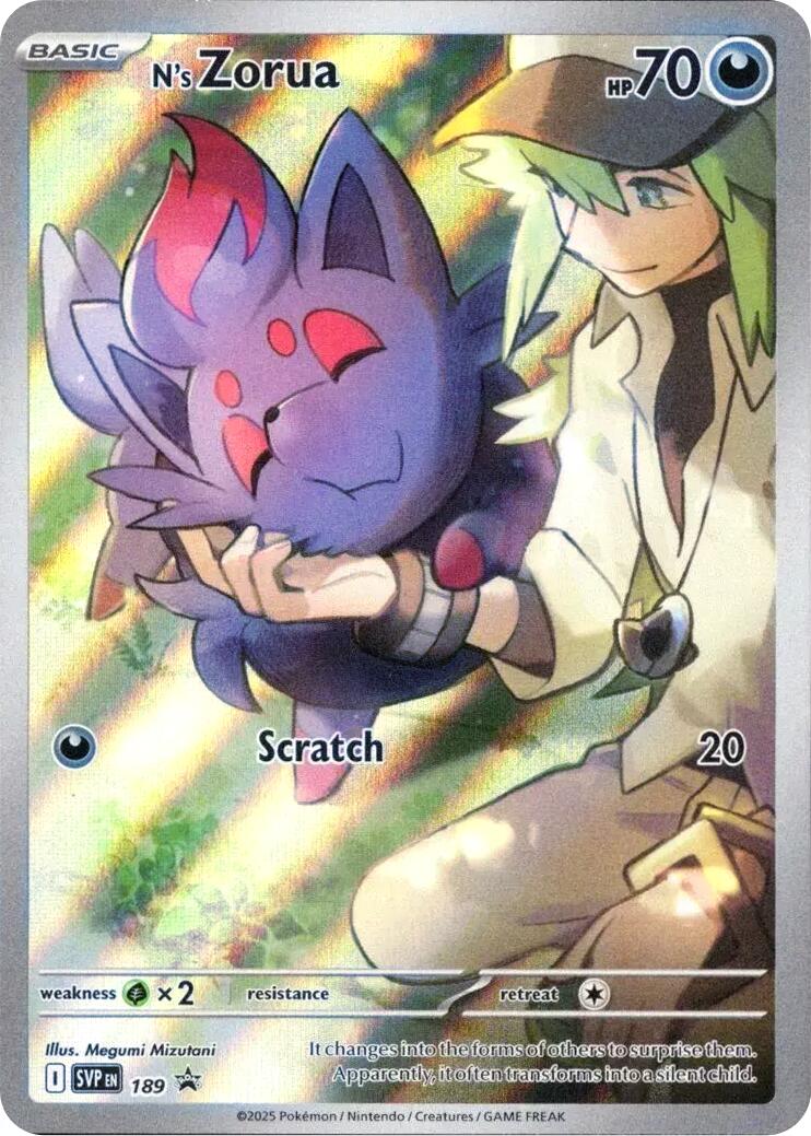 N's Zorua (SVP189) [Scarlet & Violet: Black Star Promos] | The Time Vault CA