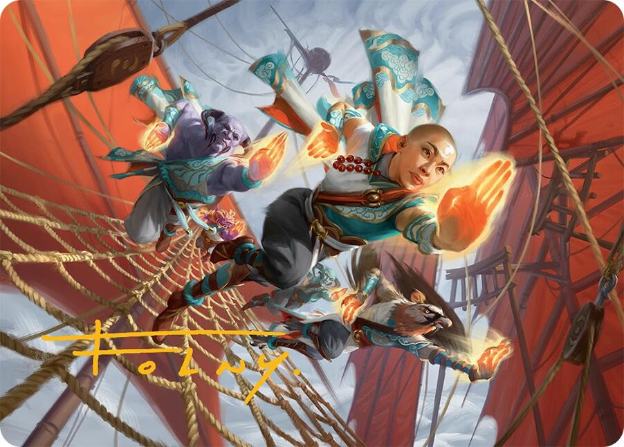 Aligned Heart Art Card (52/54) (Gold-Stamped Signature) [Tarkir: Dragonstorm Art Series] | The Time Vault CA