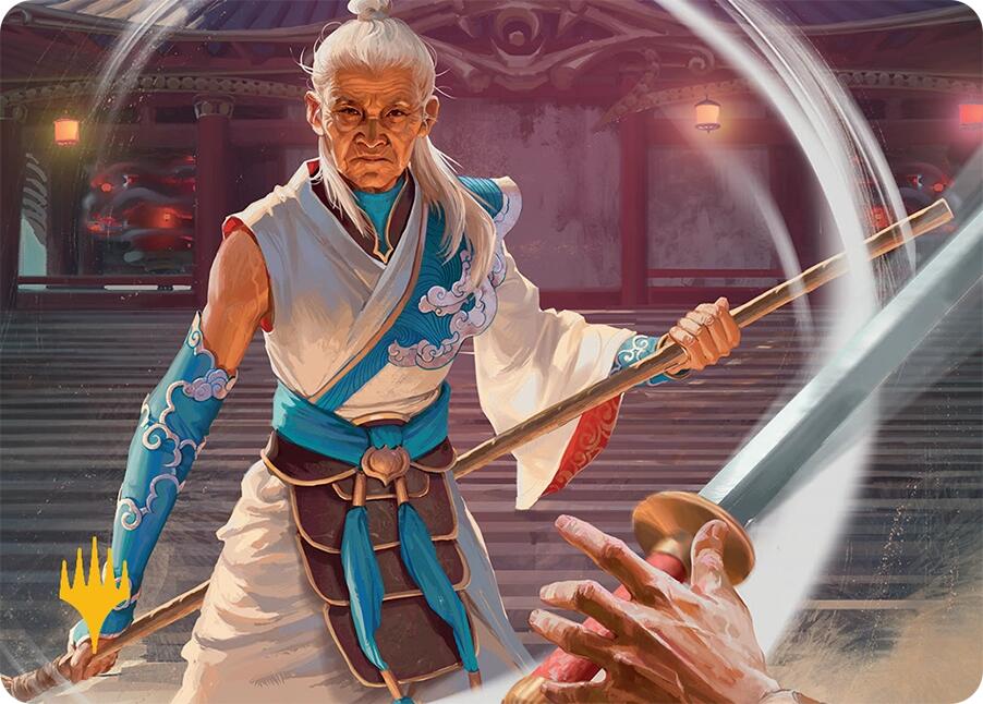 Humbling Elder Art Card (7/54) (Gold-Stamped Signature) [Tarkir: Dragonstorm Art Series] | The Time Vault CA