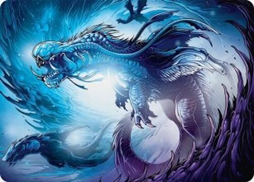 Roiling Dragonstorm Art Card (33/54) [Tarkir: Dragonstorm Art Series] | The Time Vault CA