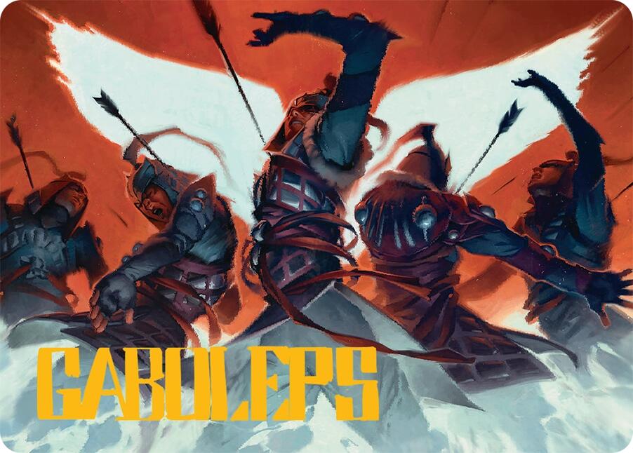 Desperate Measures Art Card (11/54) (Gold-Stamped Signature) [Tarkir: Dragonstorm Art Series] | The Time Vault CA