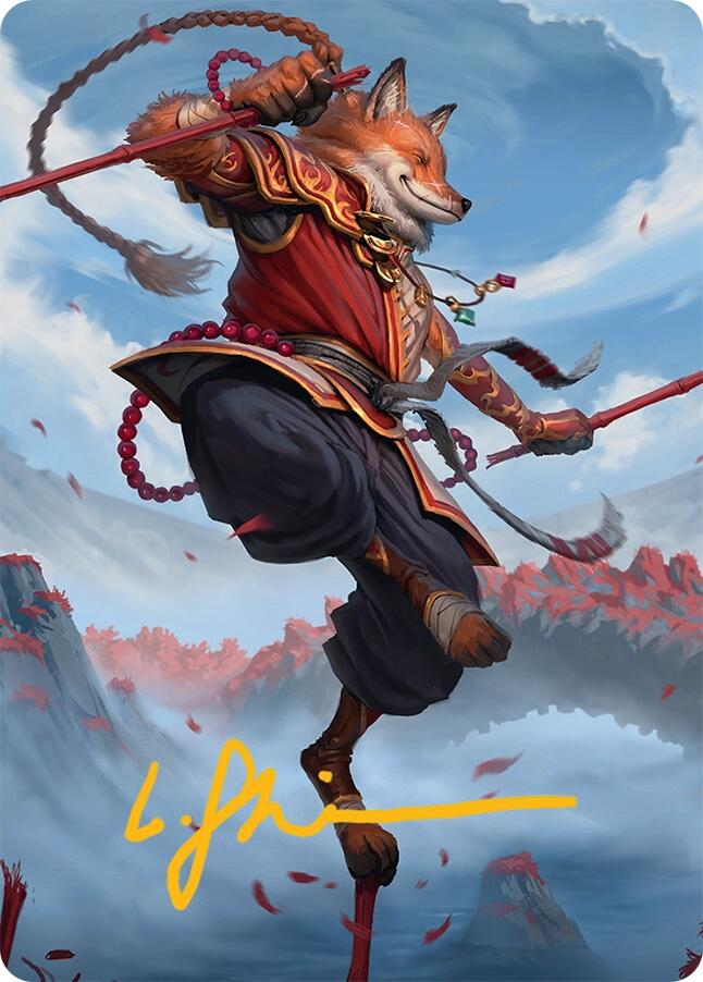 Equilibrium Adept Art Card (16/54) (Gold-Stamped Signature) [Tarkir: Dragonstorm Art Series] | The Time Vault CA