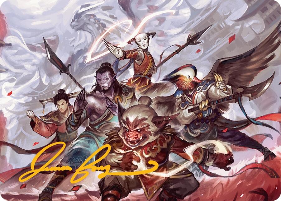 Will of the Jeskai Art Card (54/54) (Gold-Stamped Signature) [Tarkir: Dragonstorm Art Series] | The Time Vault CA