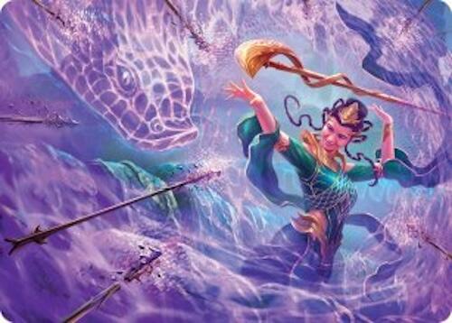 Snakeskin Veil Art Card (19/54) [Tarkir: Dragonstorm Art Series] | The Time Vault CA