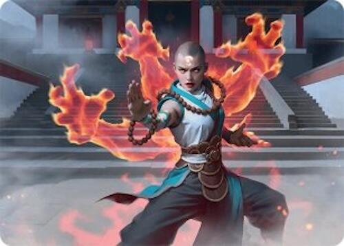 Flamehold Grappler Art Card (24/54) [Tarkir: Dragonstorm Art Series] | The Time Vault CA