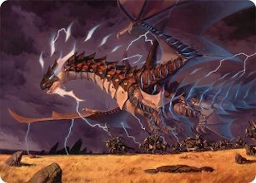 Neriv, Heart of the Storm Art Card (25/54) [Tarkir: Dragonstorm Art Series] | The Time Vault CA