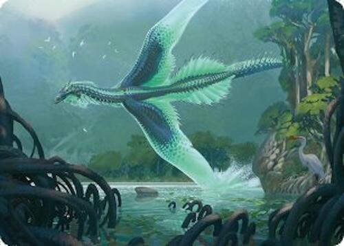 Teval, Arbiter of Virtue Art Card (26/54) [Tarkir: Dragonstorm Art Series] | The Time Vault CA