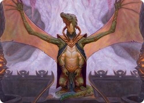 Kheru Goldkeeper Art Card (36/54) [Tarkir: Dragonstorm Art Series] | The Time Vault CA