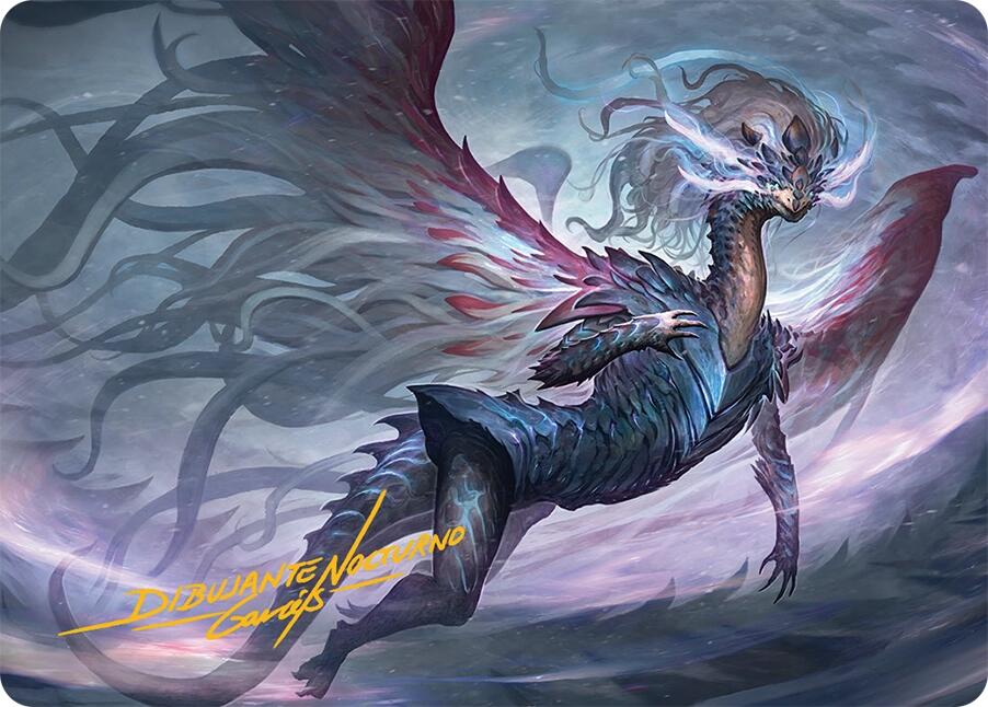 Shiko, Paragon of the Way Art Card (37/54) (Gold-Stamped Signature) [Tarkir: Dragonstorm Art Series] | The Time Vault CA