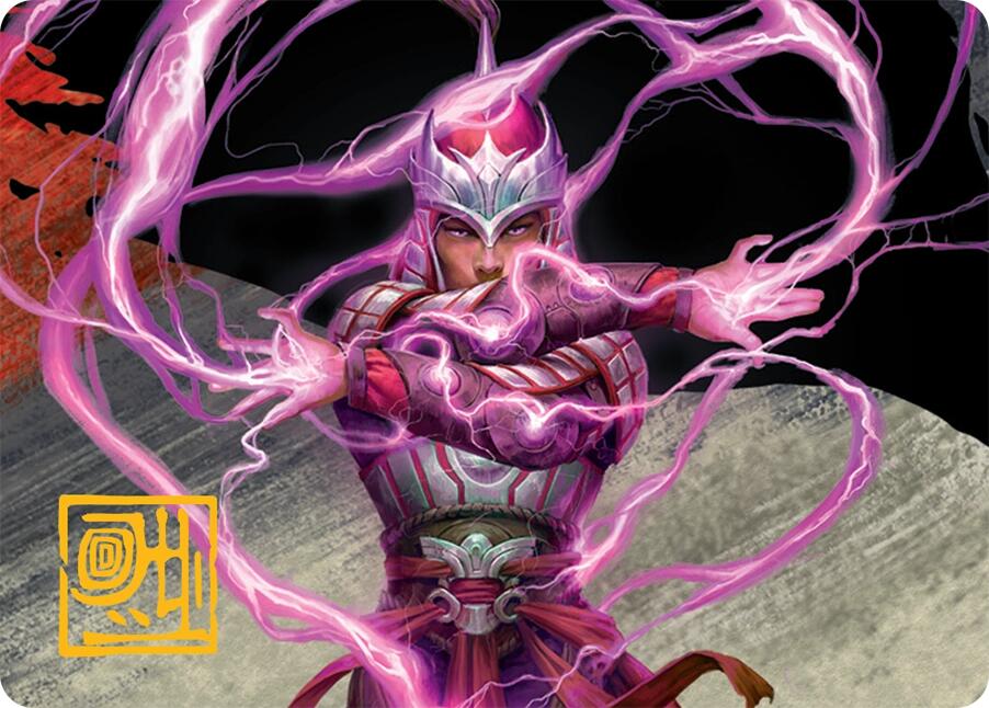 All-Out Assault Art Card (43/54) (Gold-Stamped Signature) [Tarkir: Dragonstorm Art Series] | The Time Vault CA