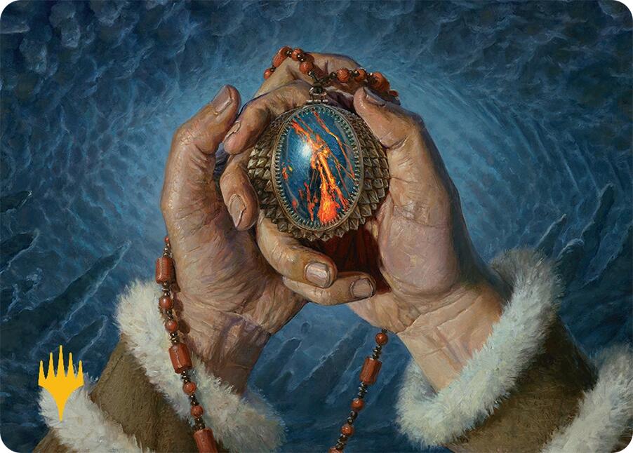 Mox Jasper Art Card (28/54) (Gold-Stamped) [Tarkir: Dragonstorm Art Series] | The Time Vault CA