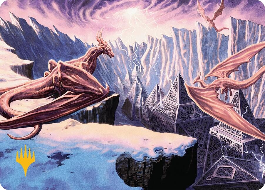 Maelstrom of the Spirit Dragon (42/54) (Gold-Stamped) [Tarkir: Dragonstorm Art Series] | The Time Vault CA