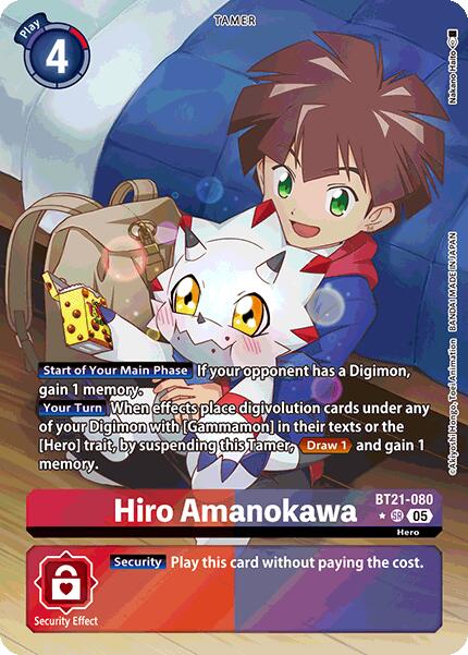 Hiro Amanokawa [BT21-080] (Alternate Art) [World Convergence] | The Time Vault CA