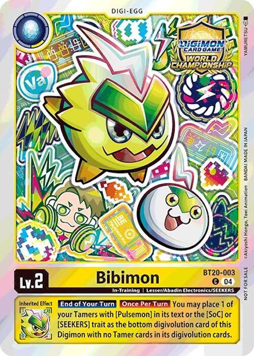 Bibimon [BT20-003] (Regionals 25-26 Champion Card Set Season 1) [Release Special Booster Ver.2.5 Promos] | The Time Vault CA