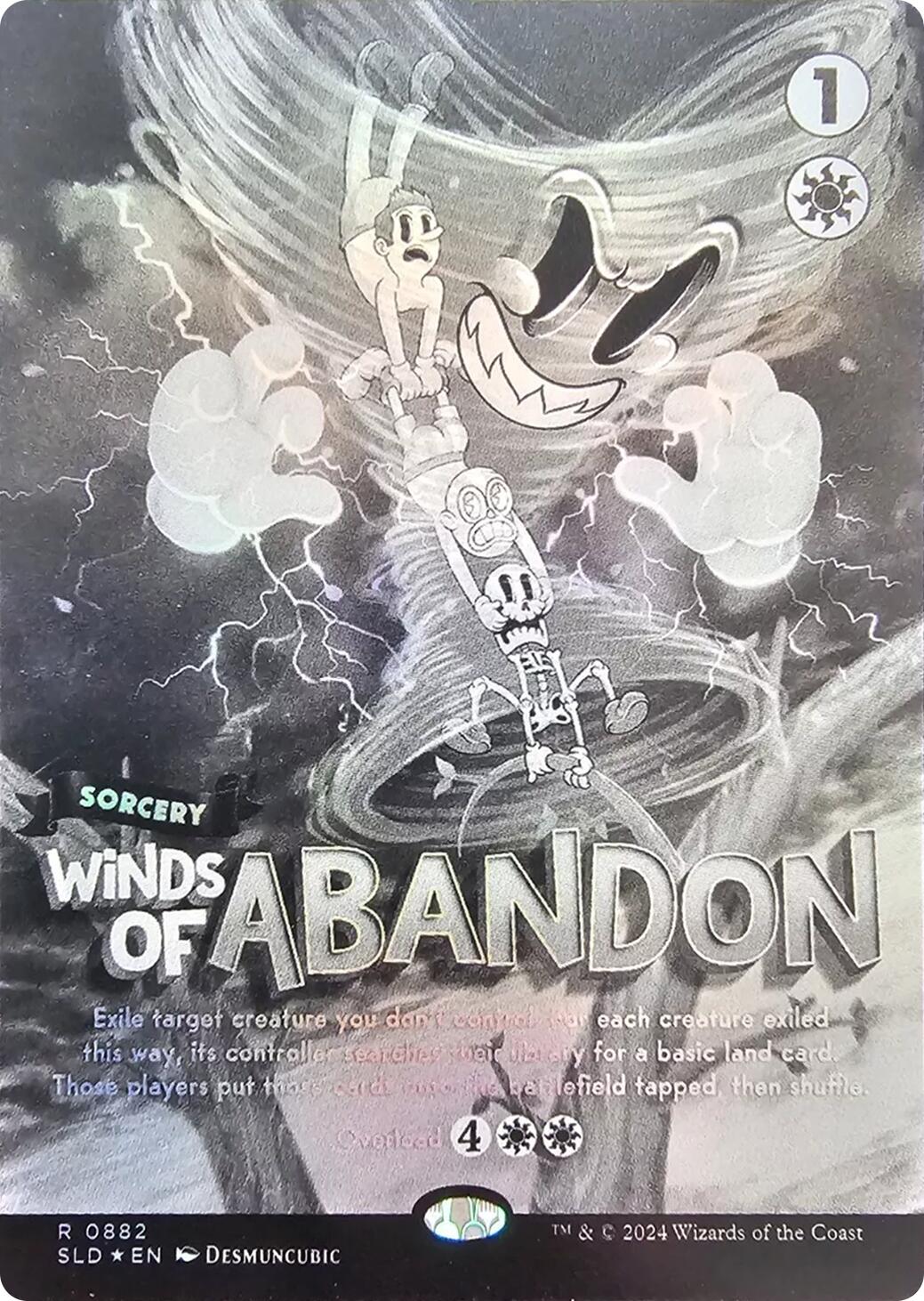 Winds of Abandon (Black & White Foil) [Secret Lair Drop Series] | The Time Vault CA