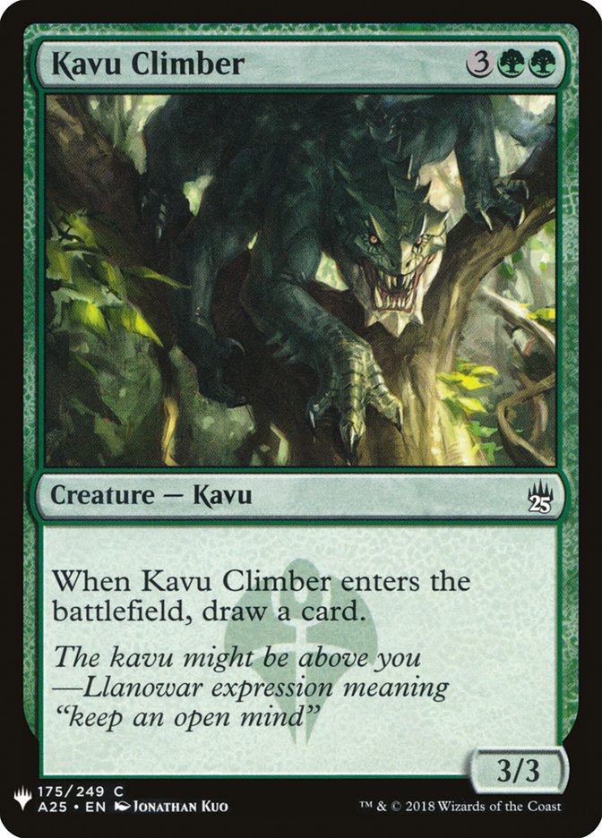 Kavu Climber [Mystery Booster] | The Time Vault CA
