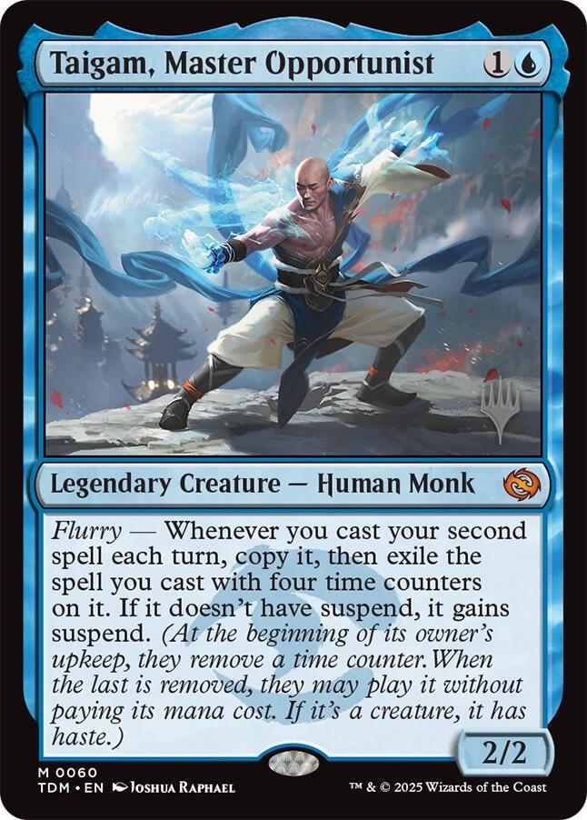 Taigam, Master Opportunist [Tarkir: Dragonstorm Promos] | The Time Vault CA