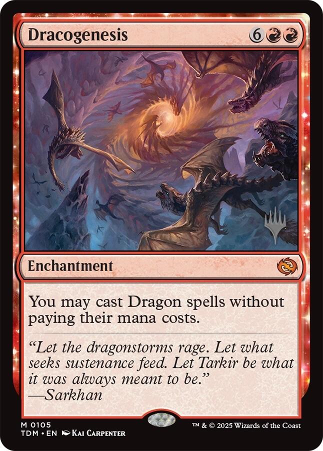 Dracogenesis [Tarkir: Dragonstorm Promos] | The Time Vault CA