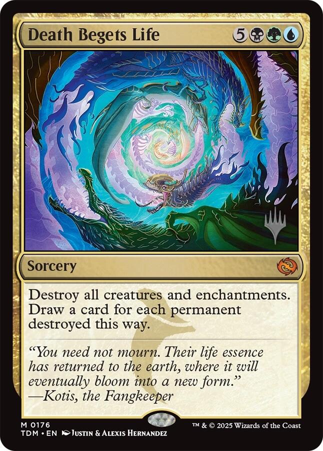 Death Begets Life [Tarkir: Dragonstorm Promos] | The Time Vault CA