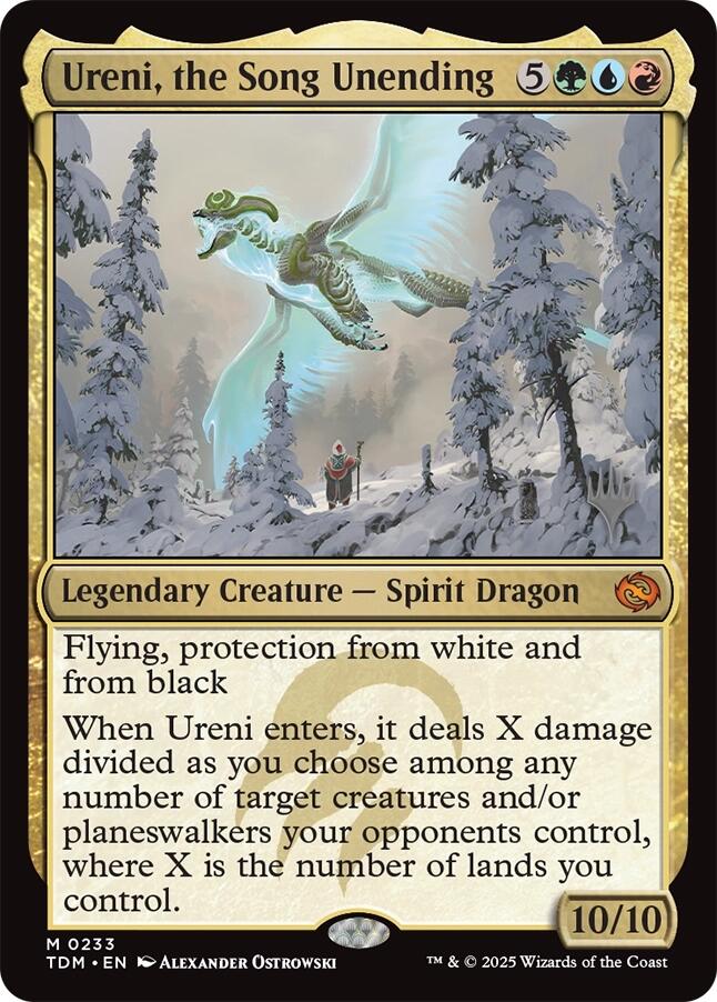 Ureni, the Song Unending [Tarkir: Dragonstorm Promos] | The Time Vault CA