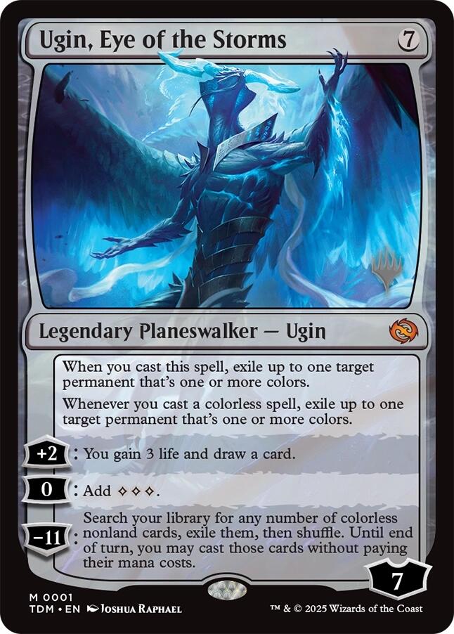 Ugin, Eye of the Storms [Tarkir: Dragonstorm Promos] | The Time Vault CA