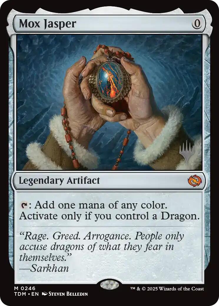 Mox Jasper [Tarkir: Dragonstorm Promos] | The Time Vault CA