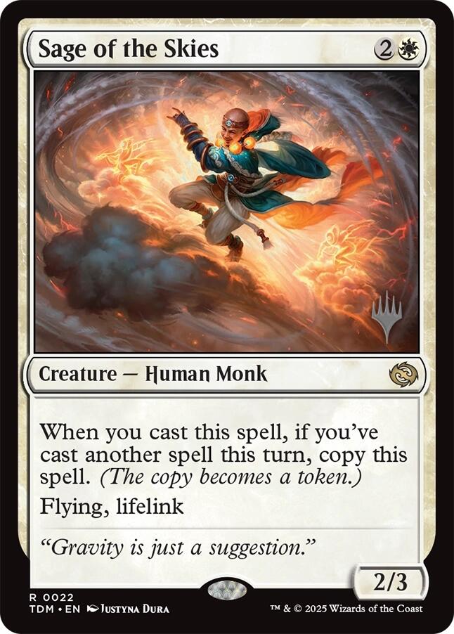 Sage of the Skies [Tarkir: Dragonstorm Promos] | The Time Vault CA