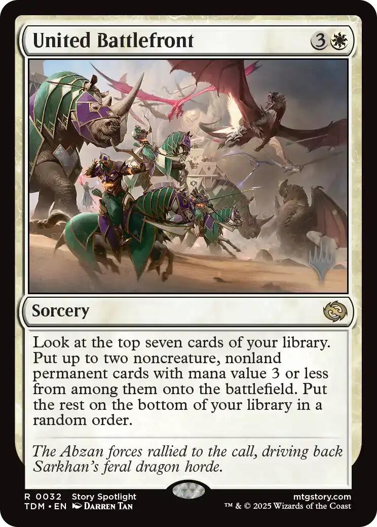 United Battlefront [Tarkir: Dragonstorm Promos] | The Time Vault CA