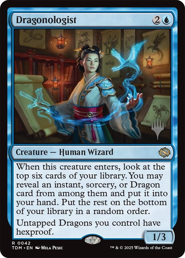 Dragonologist [Tarkir: Dragonstorm Promos] | The Time Vault CA