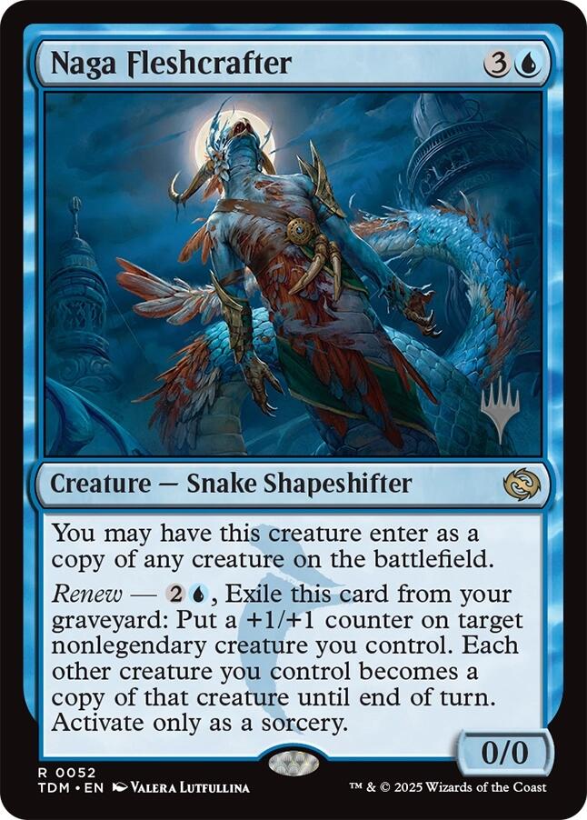 Naga Fleshcrafter [Tarkir: Dragonstorm Promos] | The Time Vault CA