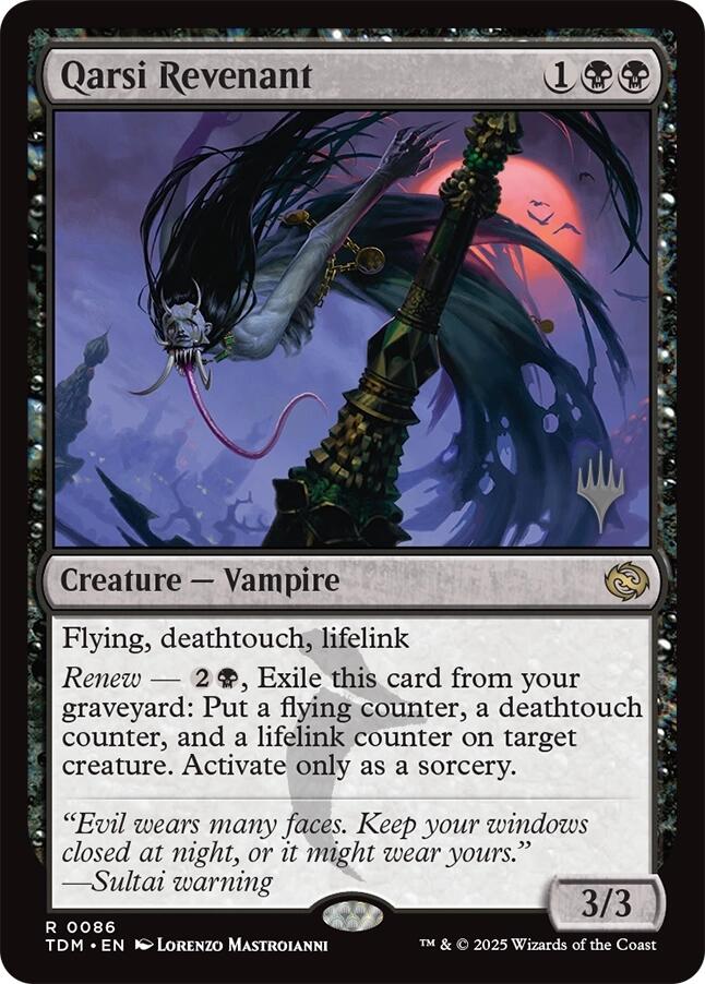 Qarsi Revenant [Tarkir: Dragonstorm Promos] | The Time Vault CA