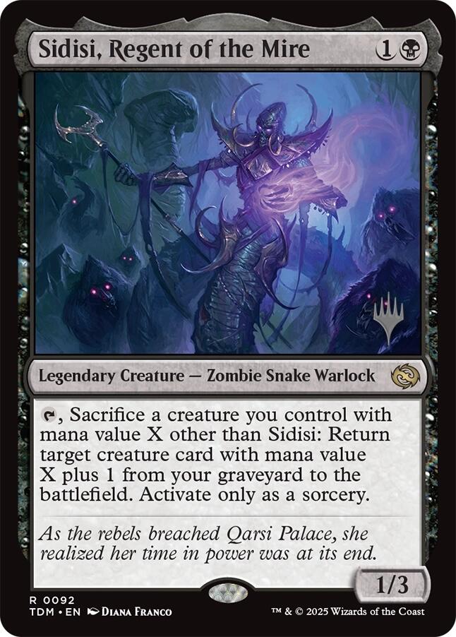 Sidisi, Regent of the Mire [Tarkir: Dragonstorm Promos] | The Time Vault CA