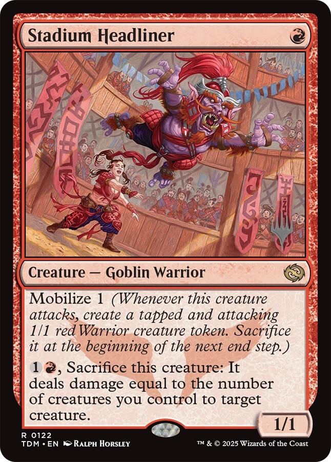 Stadium Headliner [Tarkir: Dragonstorm Promos] | The Time Vault CA