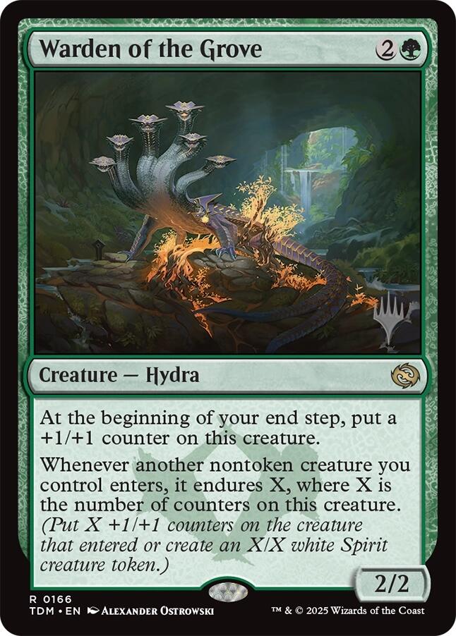 Warden of the Grove [Tarkir: Dragonstorm Promos] | The Time Vault CA