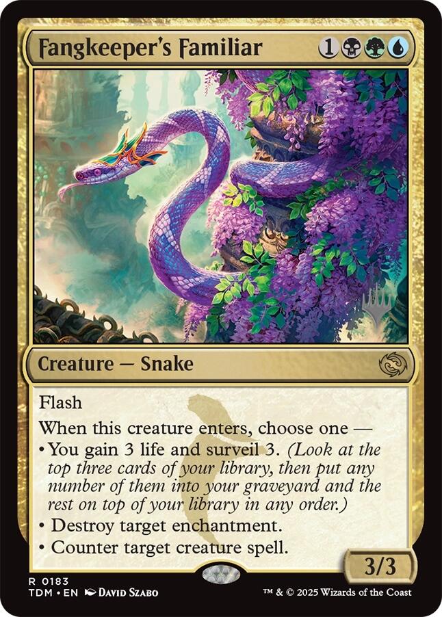Fangkeeper's Familiar [Tarkir: Dragonstorm Promos] | The Time Vault CA